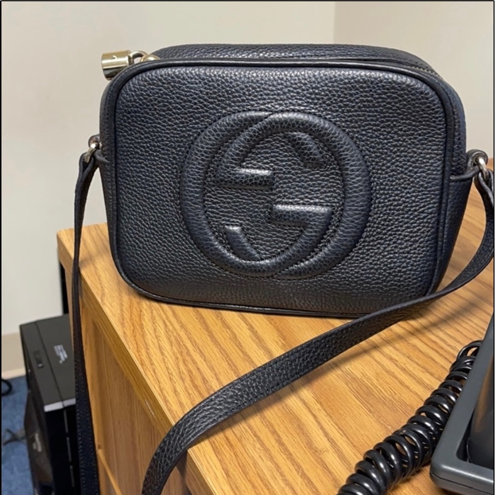 Gucci Soho Disco black leather crossbody